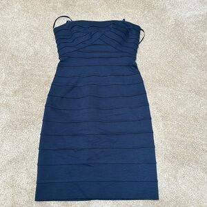 BCBGMaxazria bule body con mini dress, brand new! Size 2 evening, cocktail dress